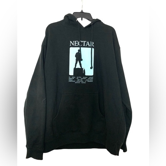 Vintage Independent Trading Company Joji Nectar Hoodie Black Blue Extra Large - Picture 1 of 11